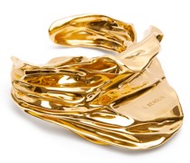 Luxury Pleated Fan cuff in sterling silver