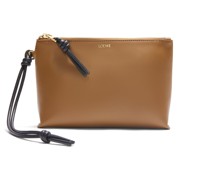 Luxury Knot T pouch in shiny nappa calfskin