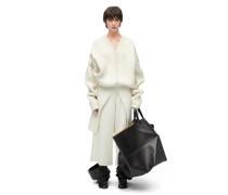 Luxury Draped coat in wool blend