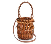 Luxury Small Fringes Bucket bag in calfskin