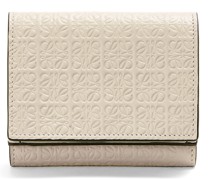 Luxury Repeat trifold wallet in embossed silk calfskin