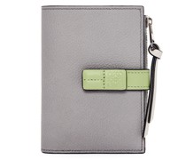 Luxury Slim zip bifold wallet in soft grained calfskin