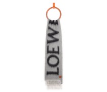 Luxury LOEWE scarf in wool and mohair