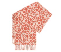 Luxury Anagram scarf in alpaca and wool
