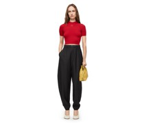 Luxury Cropped sweater in cashmere