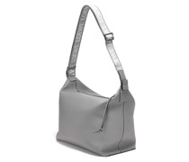 Luxury Cubi Crossbody bag in supple smooth calfskin and jacquard