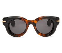 Luxury Inflated round sunglasses in nylon