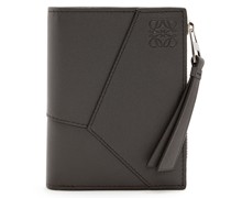 Luxury Puzzle slim compact wallet in classic calfskin