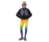 Luxury Rainbow leggings in polyamide
