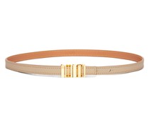 Luxury LOEWE graphic belt in classic calfskin