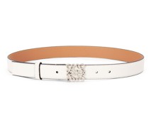 Luxury Anagram belt in pebble grain calfskin