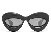 Luxury Inflated cateye sunglasses in nylon