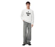 Luxury Relaxed fit sweatshirt in cotton