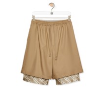 Luxury Shorts in cotton and silk