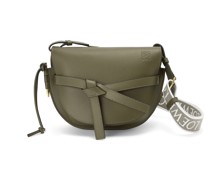 Luxury Small Gate bag in soft calfskin and jacquard