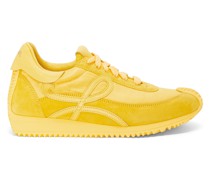 Luxury Flow runner in suede and nylon