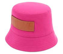 Luxury Bucket hat in canvas and calfskin