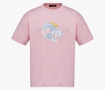 Unisex-T-Shirt M Pup Sunrise aus Bio-Baumwolle
