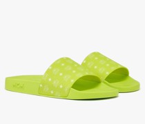 Slides mit Monogramm-Print