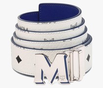 Claus Wendegürtel in Visetos mit „M"-Schnalle mit Inlay aus Epoxidharz, 3,8 cm