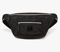 Fursten Gürteltasche aus jacquardgewebtem Nylon mit Cubic-Monogramm
