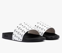 Slides mit Monogramm-Print für Herren