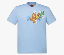 T-Shirt aus Bio-Baumwolle mit Blumenmotiv