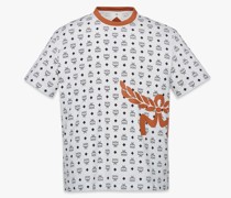 Mega Laurel T-Shirt mit Monogramm aus Bio-Baumwolle|Mega Laurel T-Shirt mit Monogramm-Druck aus Bio-Baumwolle|Mega Laurel T-Shirt mit Monogrammdruck aus Bio-Baumwolle