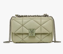 Travia Schultertasche aus gestepptem Cloud-Leder