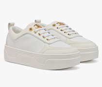 Skyward Plateausneaker aus Saffianleder