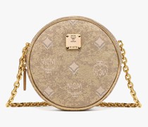 Orkestra Crossbody-Bag aus goldenem Monogramm-Jacquard
