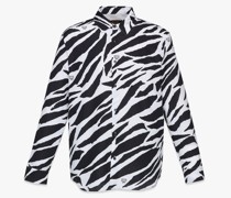 Shirt Meta Safari mit Zebra-Print