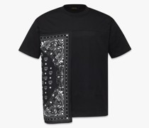 T-Shirt aus Bio-Baumwolle in Bandana-Optik