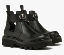 Mode Travia Open Ankle Boots aus Kalbsleder für Damen