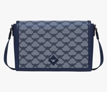 Himmel Messenger-Tasche in Lauretos Jacquard