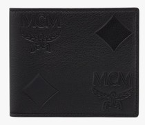 Aren gefaltetes Portemonnaie aus Leder mit Maxi-Monogramm