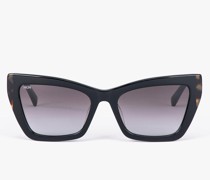 Rechteckige Sonnenbrille
