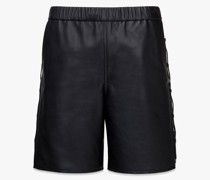 Shorts aus Lammnappaleder