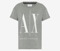 Jersey-T-Shirt in normaler Passform
