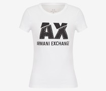 Jersey-T-Shirt in normaler Passform