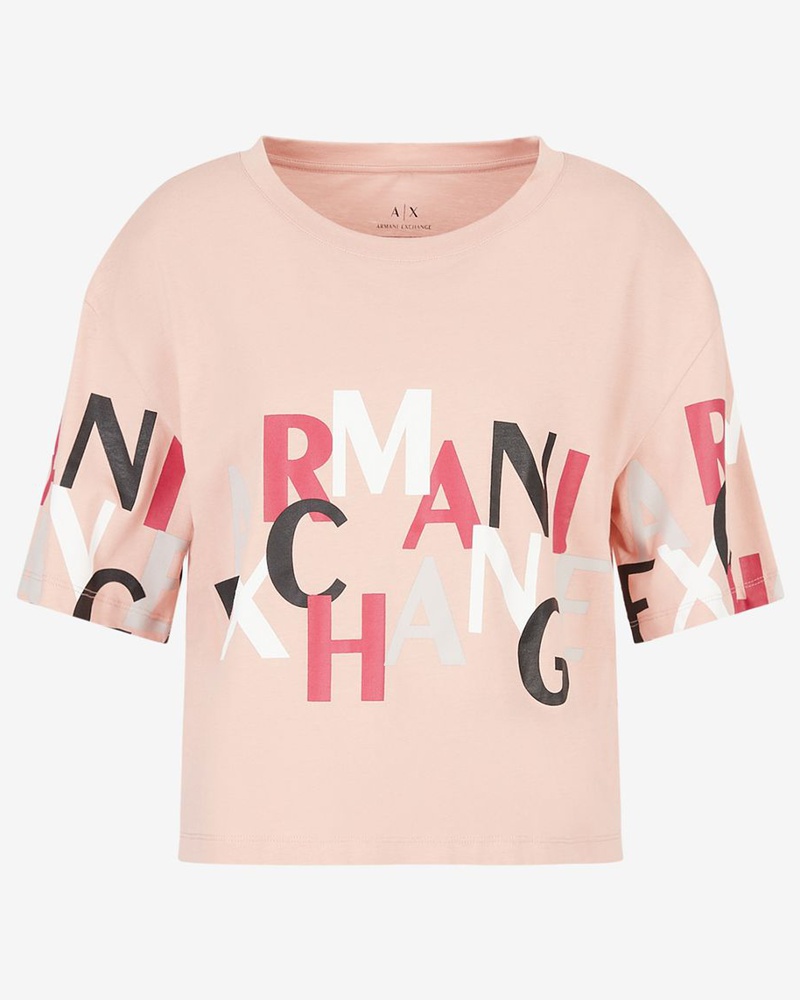 Armani Exchange Damen Cropped T-Shirts
