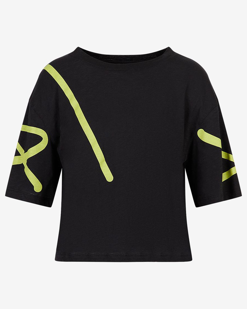 Armani Exchange Damen Cropped T-Shirts