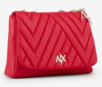Tasche mit doppelten Henkeln aus Kette und Stoff