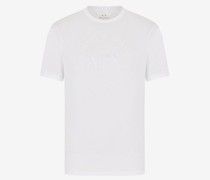 Jersey-T-Shirt in normaler Passform