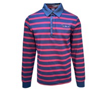 Striped Long Sleeve Polo