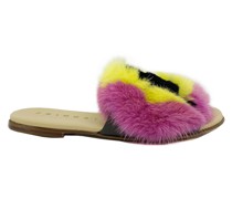 Mink Fur Slide Sandals