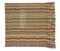 Missoni Fringed Crochet-Knit Scarf