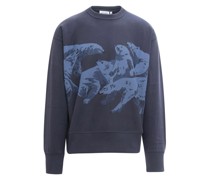 Polar Bear-Print Cotton Sweatshirt