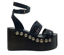 Alaia Wedge Sandals