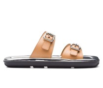 Leather Buckle Sandals
